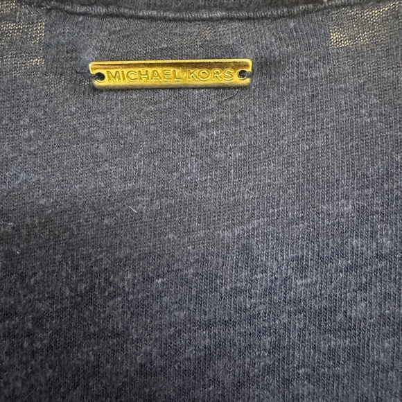 Michael Kors Navy Sleeveless Top - Picture 3 of 4